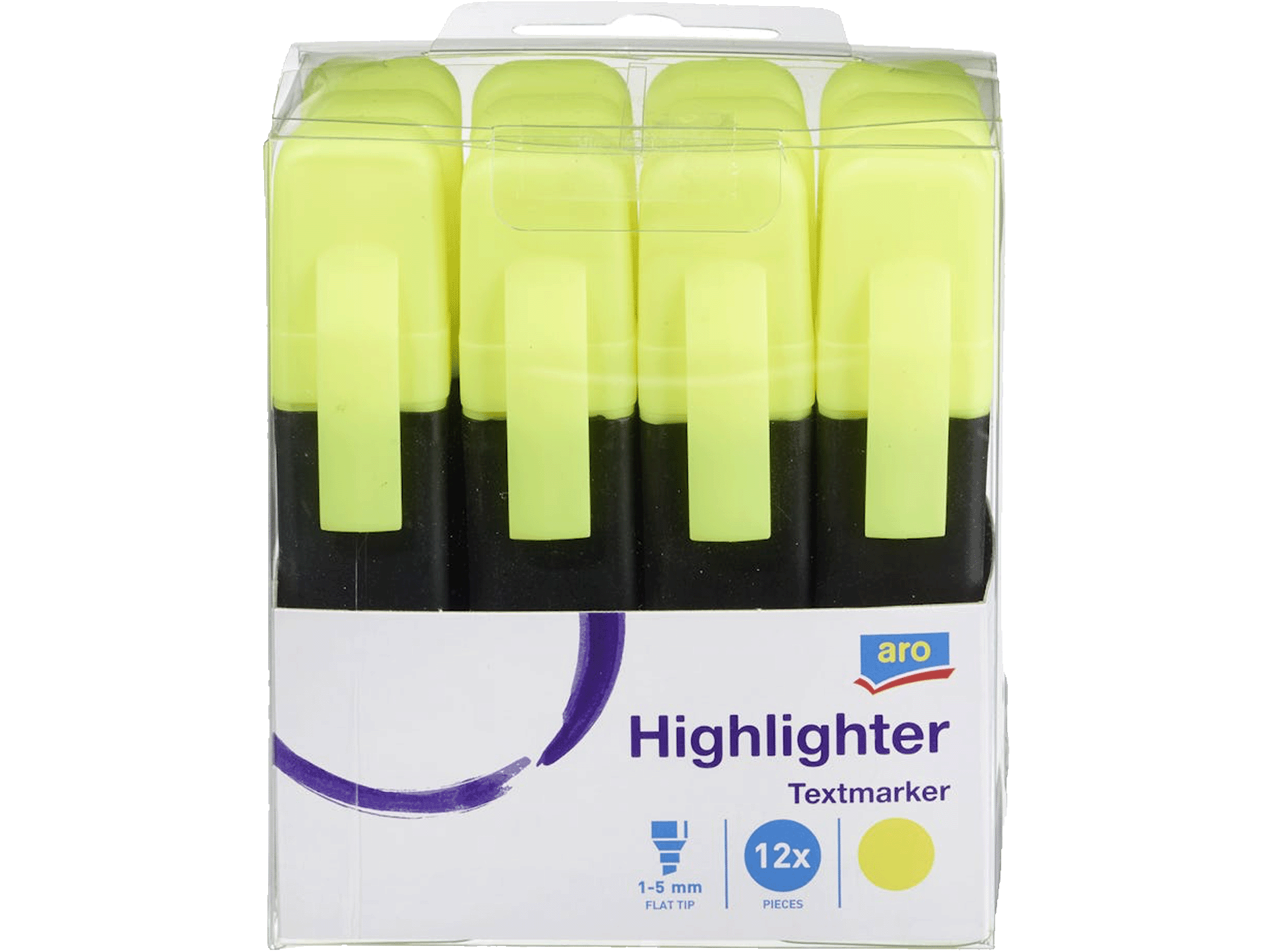 Aro Markeerstift Geel - 12 stuks