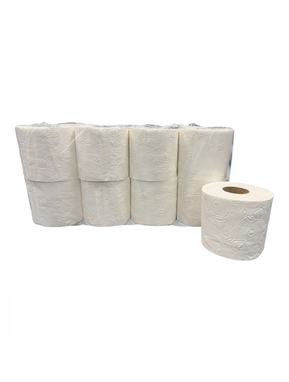 Blanco Toiletpapier 3 lgs. 250vel, pak 7x8 rol (56 rol) pure cellulose
