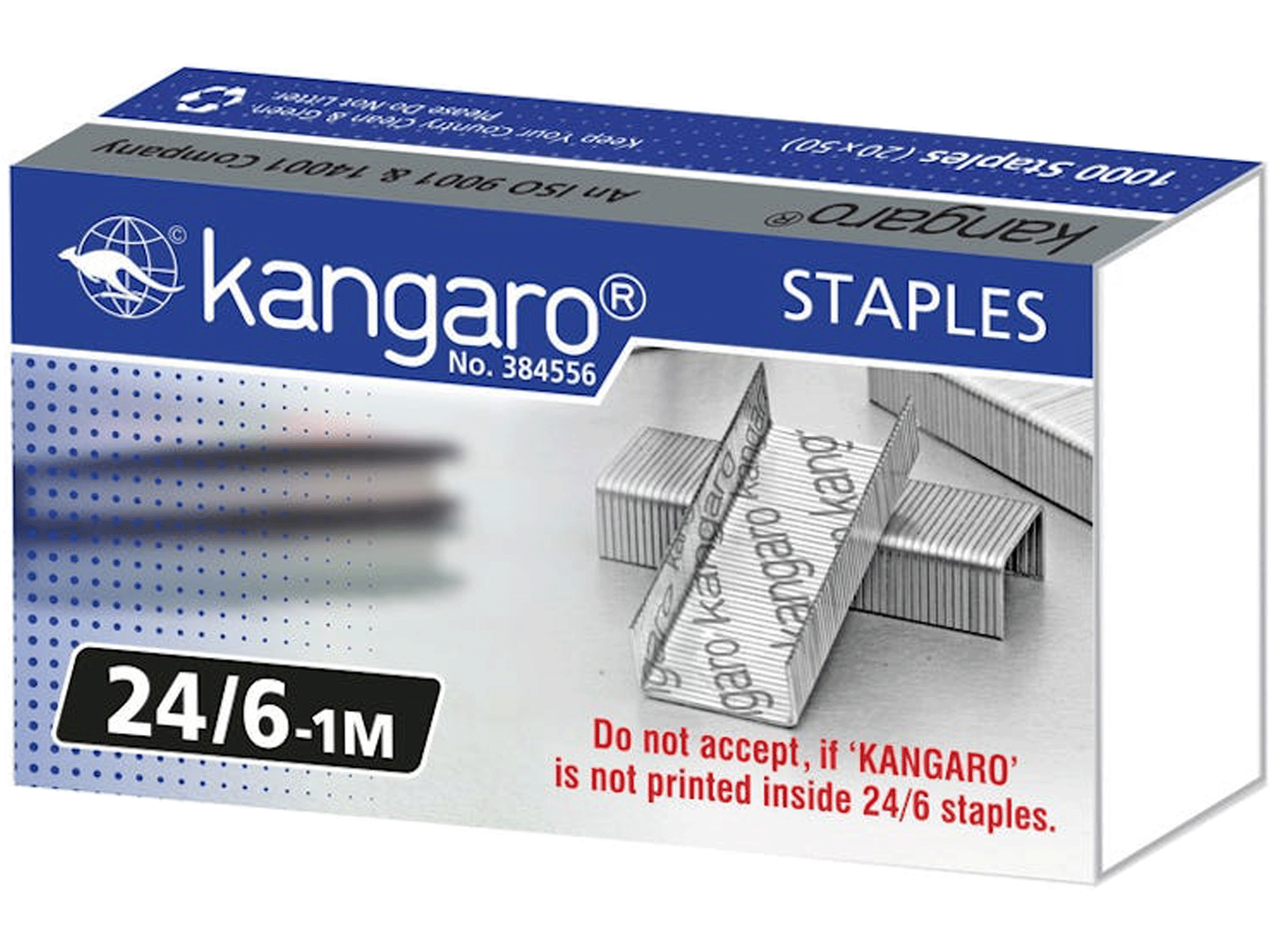 Nietjes Kangaro 6mm - 1000 stuks