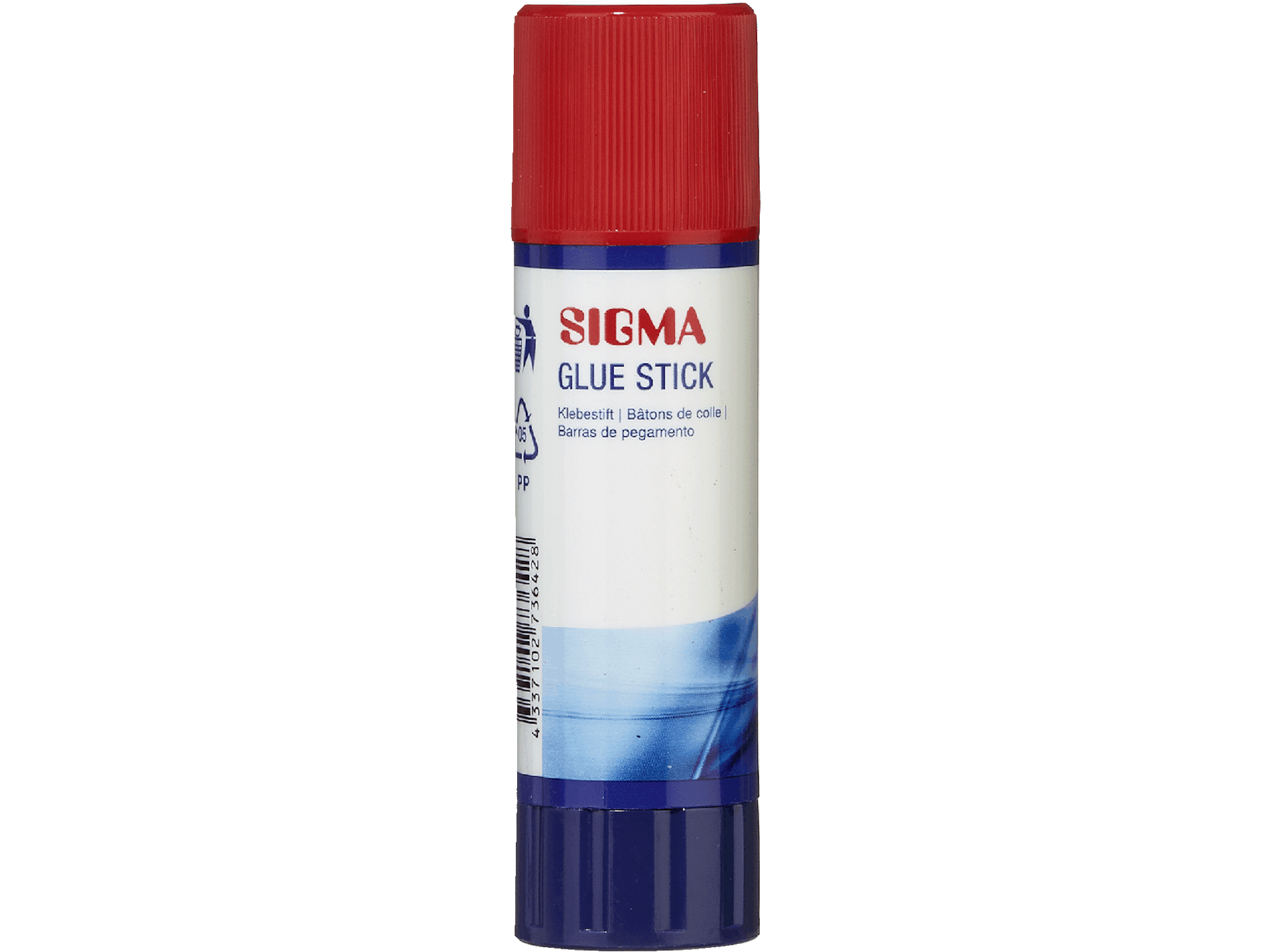 SIGMA Lijmstift Transparant, zonder Oplosmiddel - 4 x 21g