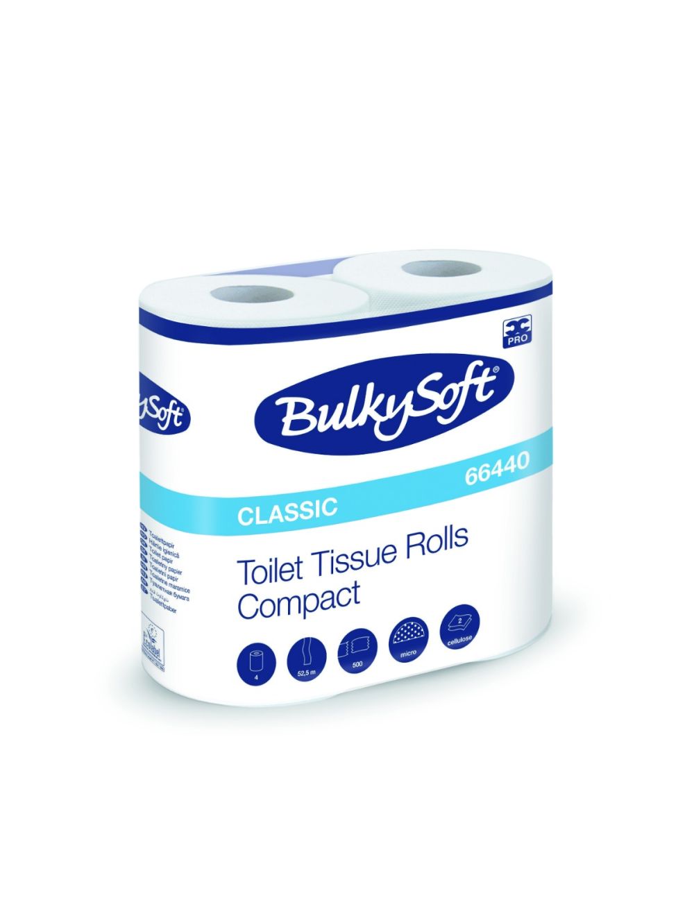 BulkySoft Toiletpapier pak 40rol x 400vel 2lgs