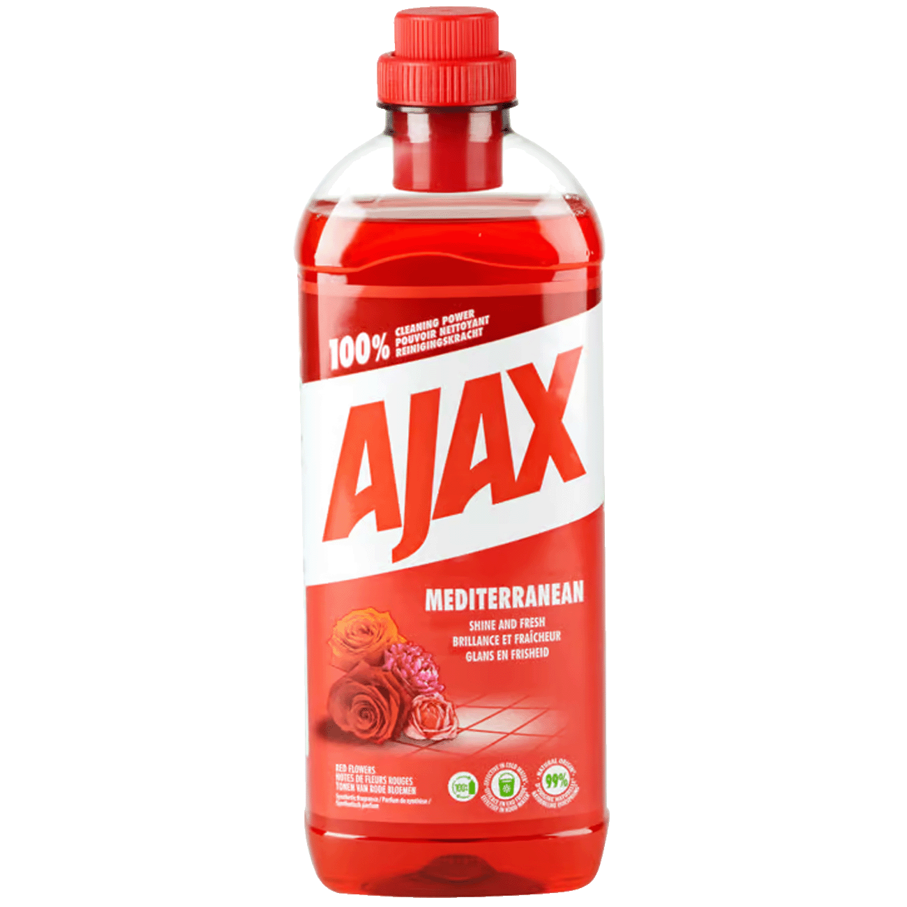 AJAX Allesreiniger Mediterranean Red Flowers 1L