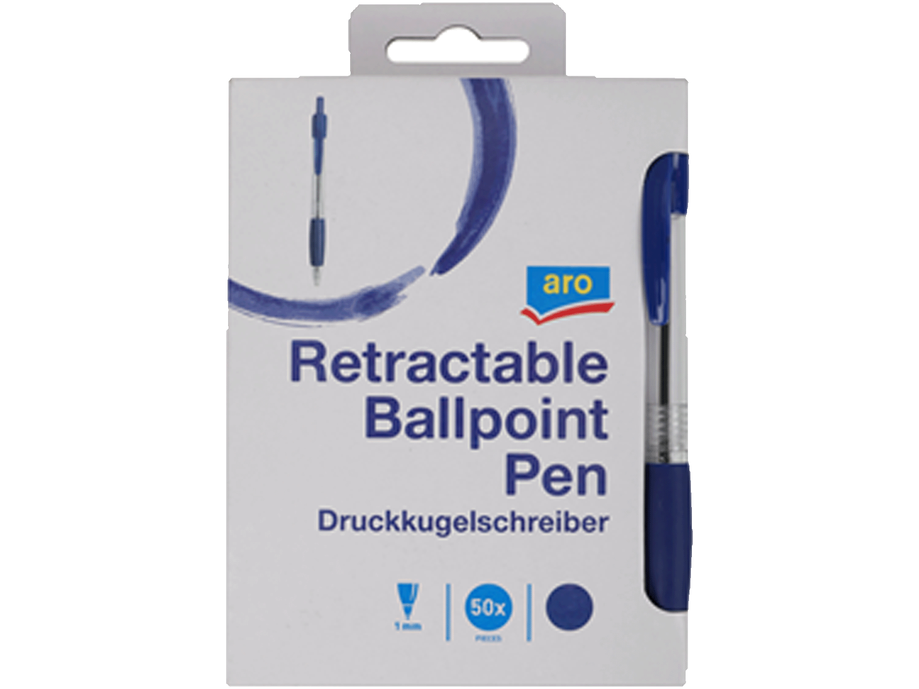 Balpen  1mm Blauw 50 stuks