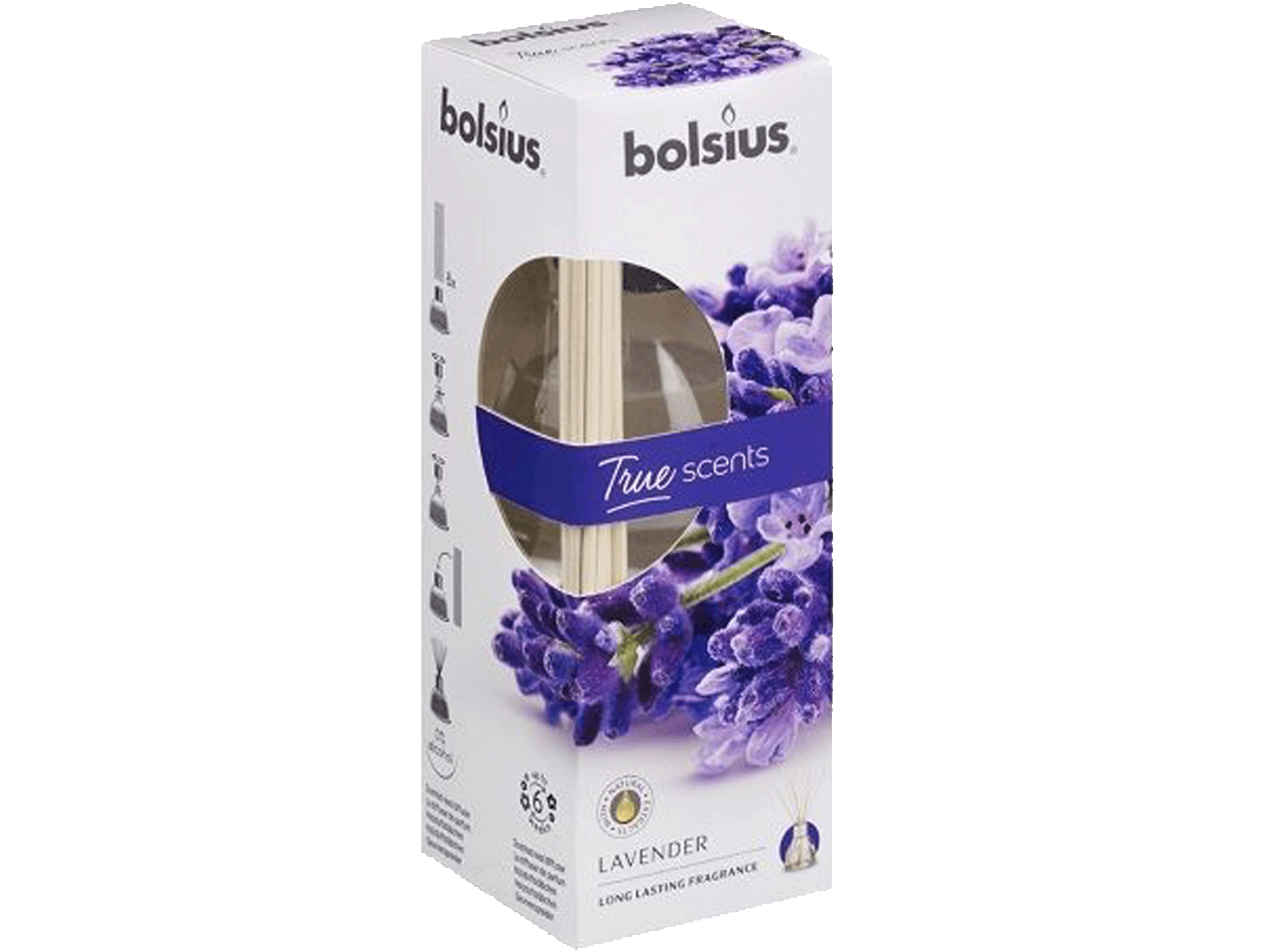BOLSIUS French Lavendel Geurstokjes 6x45ML