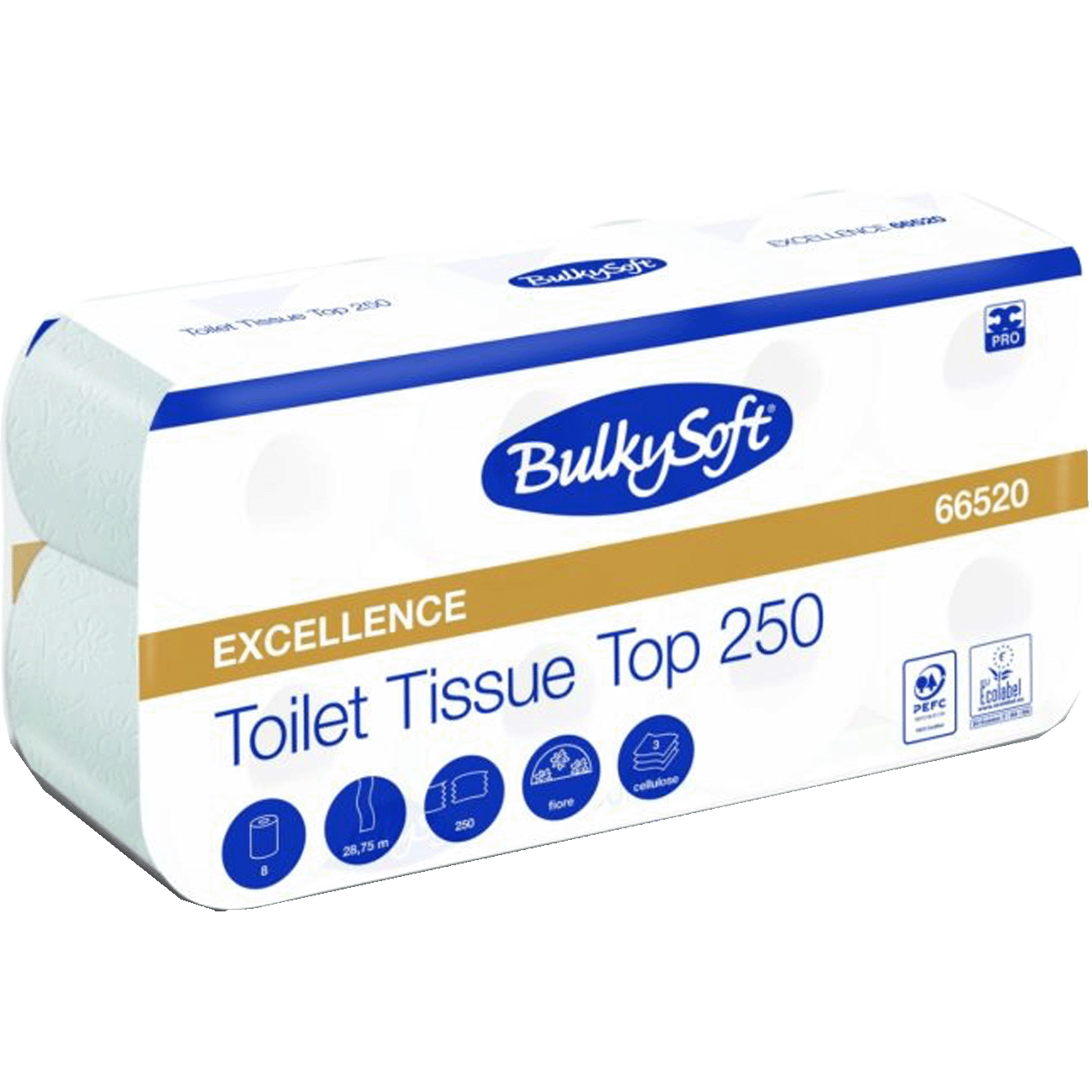 BulkySoft Toiletpapier Excellence Top - 72 rollen (9x8) 250vel 3 laags