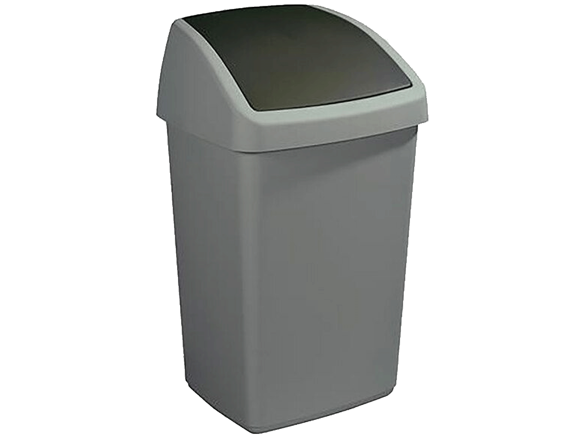 Delta Afvalbak Swing Grijs - 50L