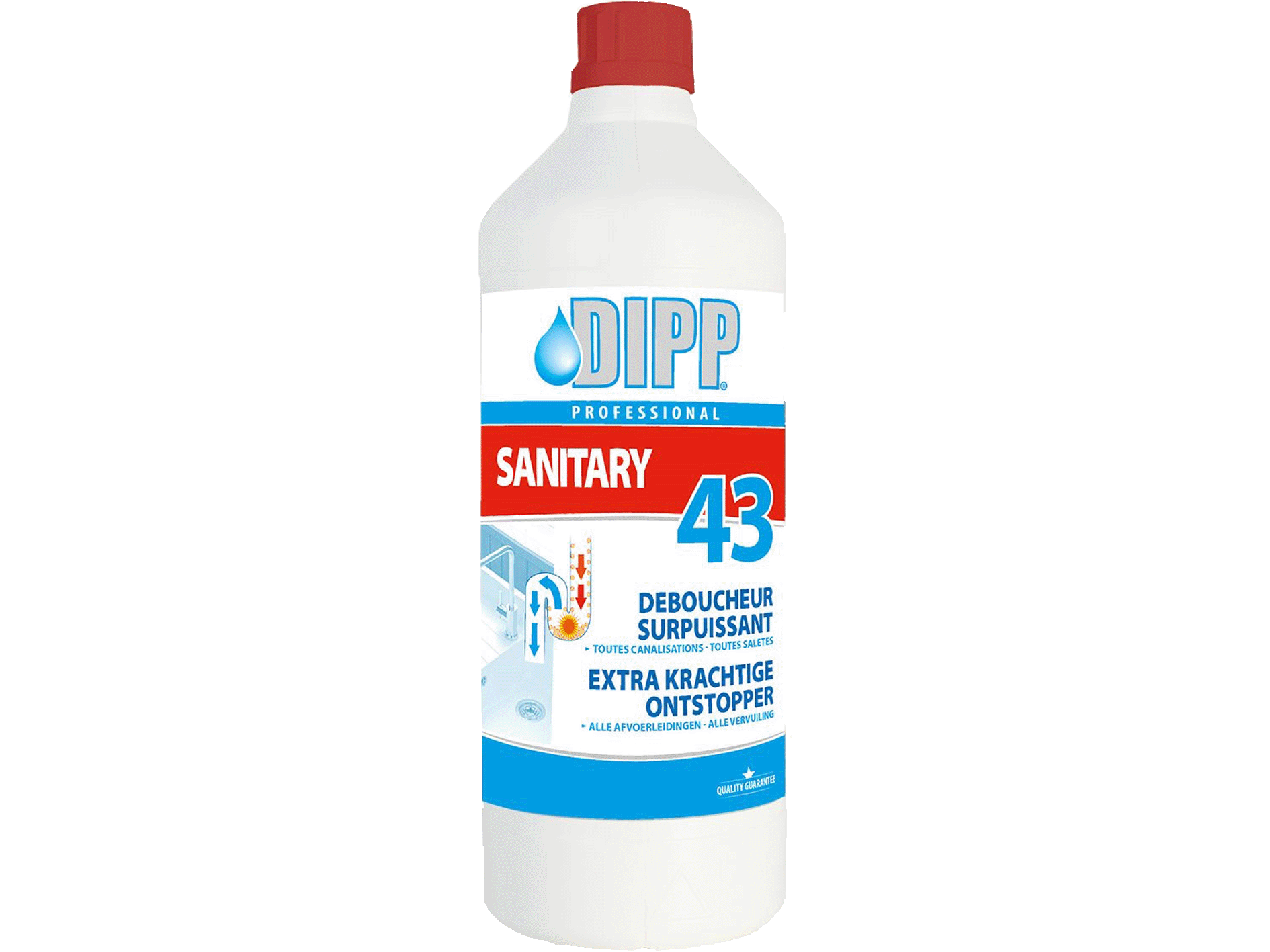 Dipp 43 Extra Krachtige Ontstopper - 1L