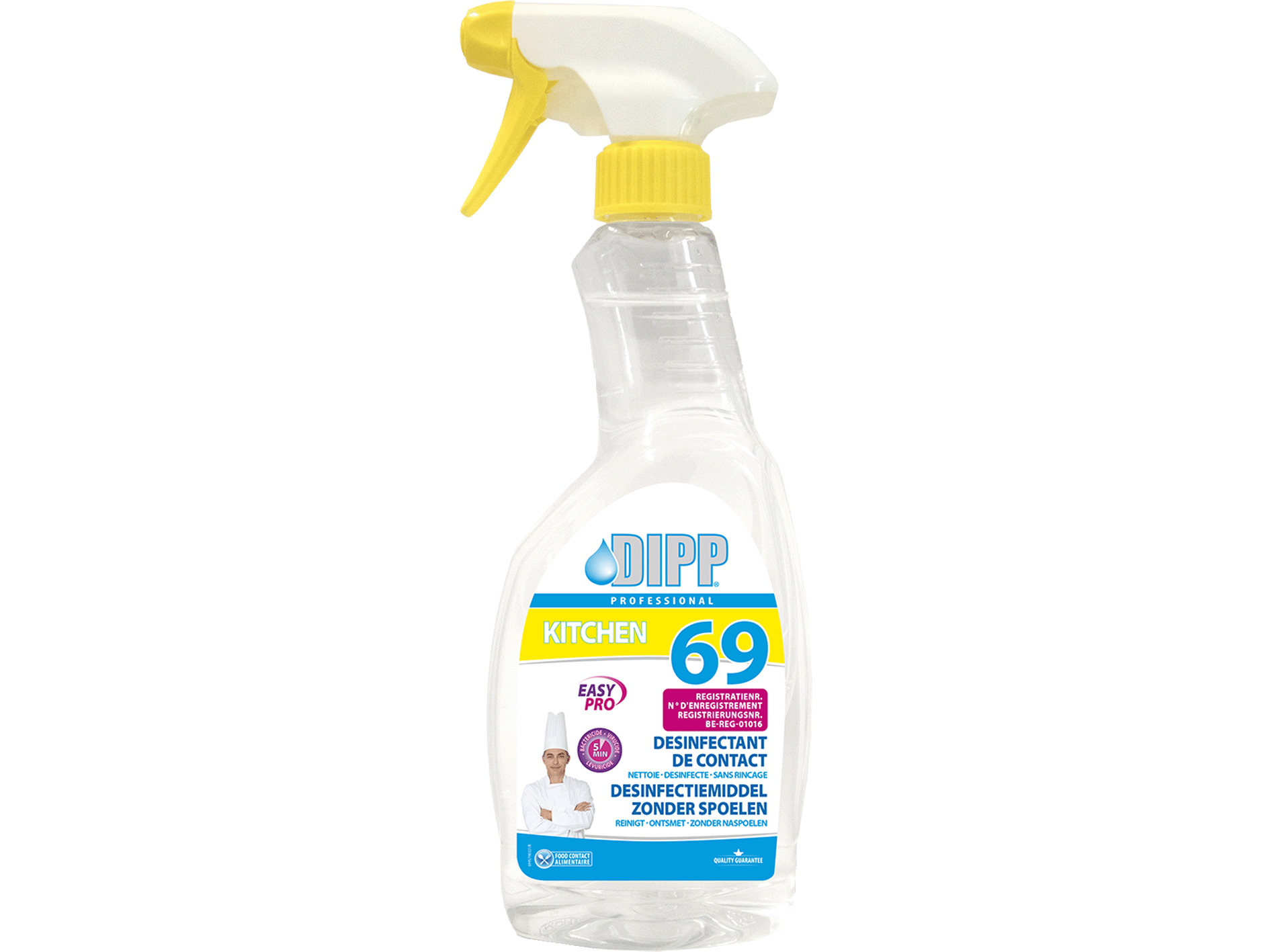 Dipp 69 Keukenreiniger en Desinfectiemiddel Spray - 750ML