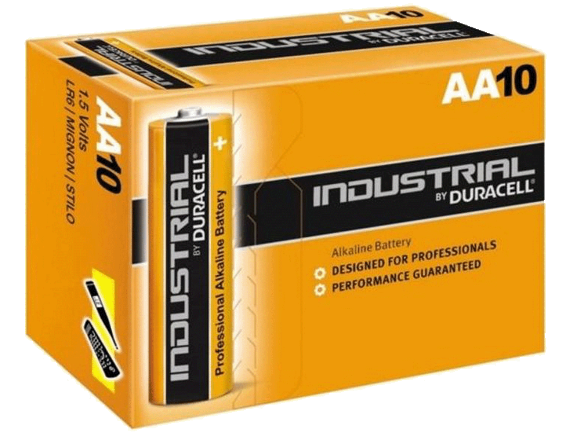 Duracell Industrial Type AA Batterijen - 10 stuks