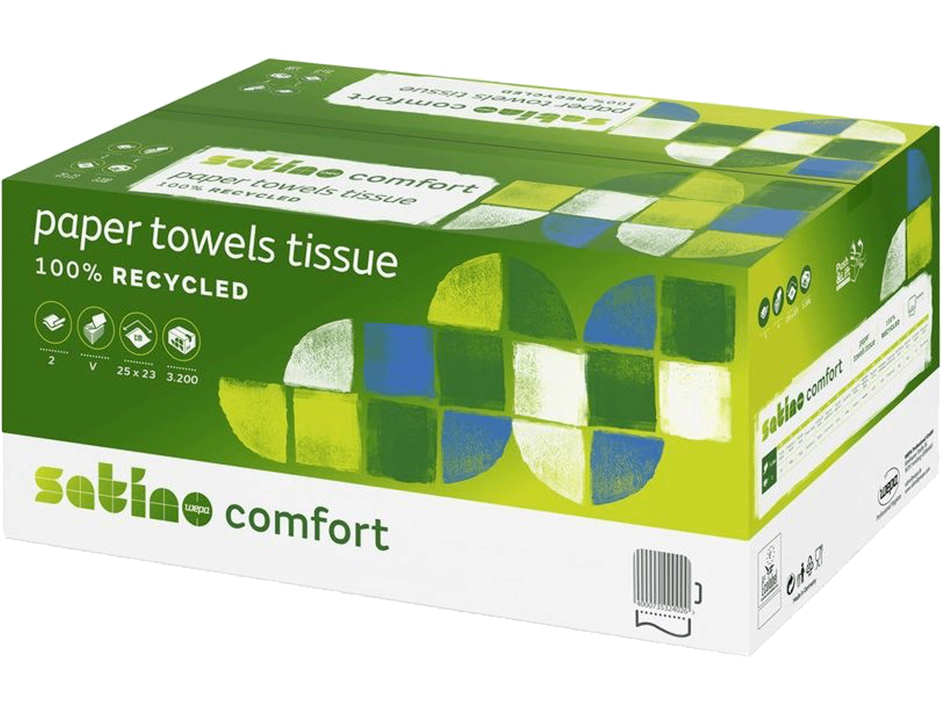 Satino Comfort Handdoekjes zz-vouw - 25x23cm 2 laags