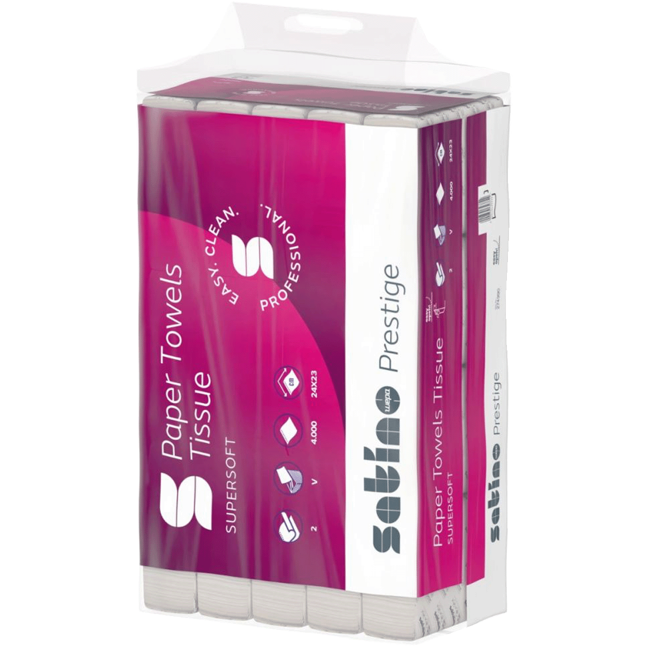 Satino Papieren Handdoekjes/Tissues H7