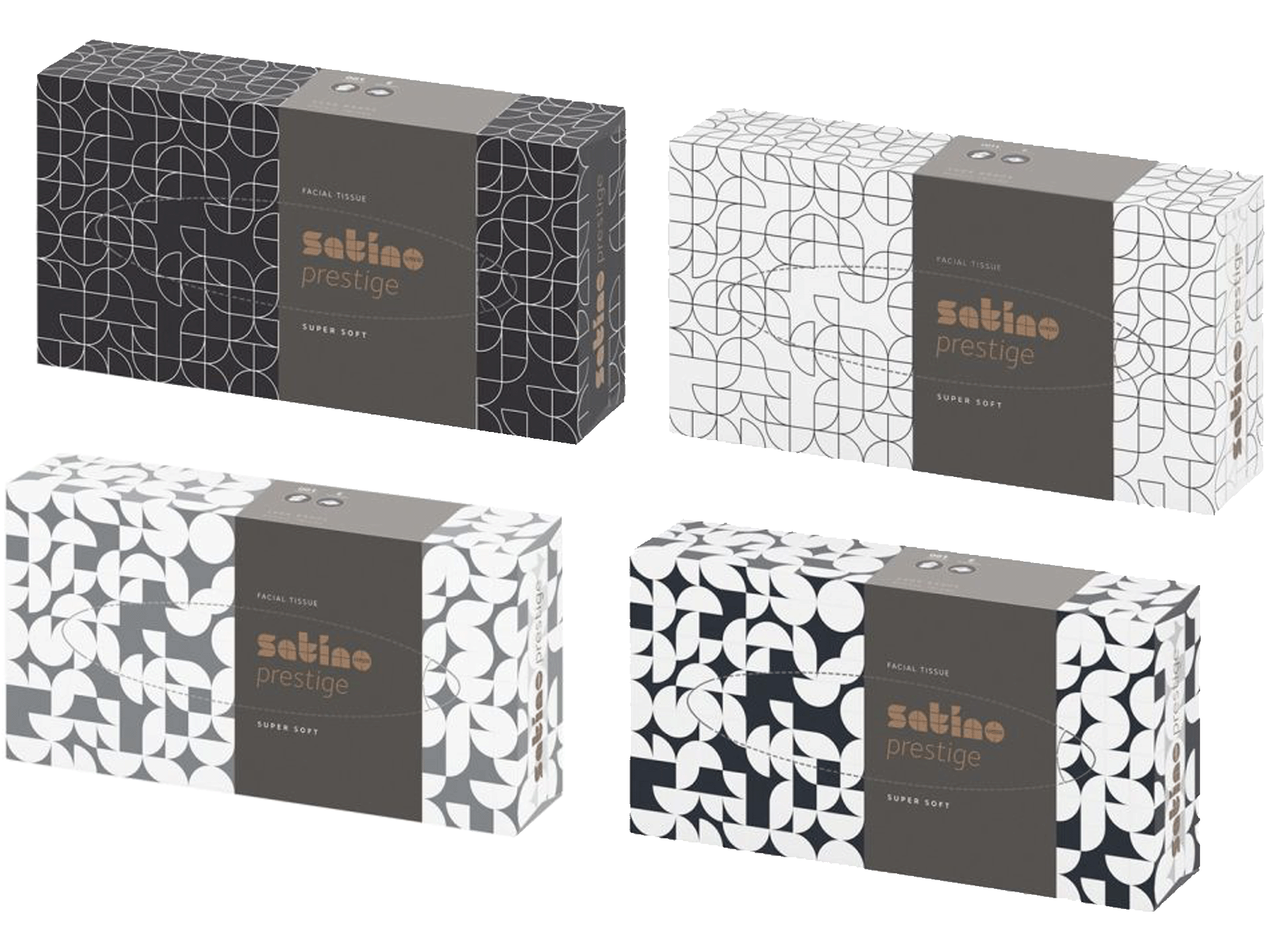 Satino Prestige Tissues Cellulose - 40 x 100vel 2 laags