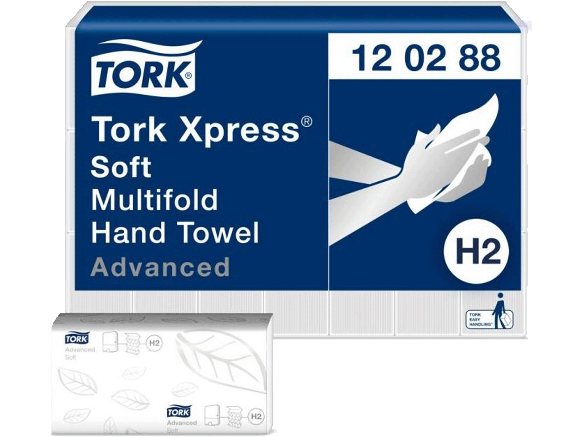 Tork Xpress Soft Multifold handdoekjes H2 - 2 laags 2856vel